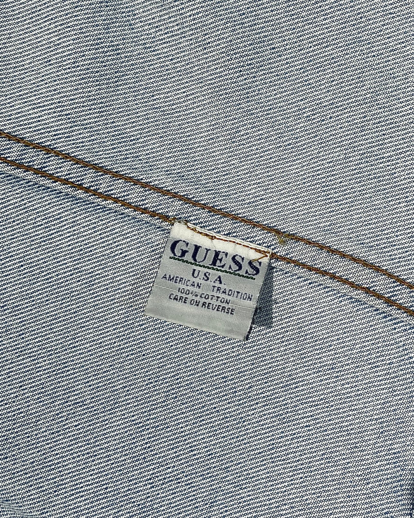 GUESS JEANS Unisex Oversized Denim Jacket (Vintage) | KOMMONS