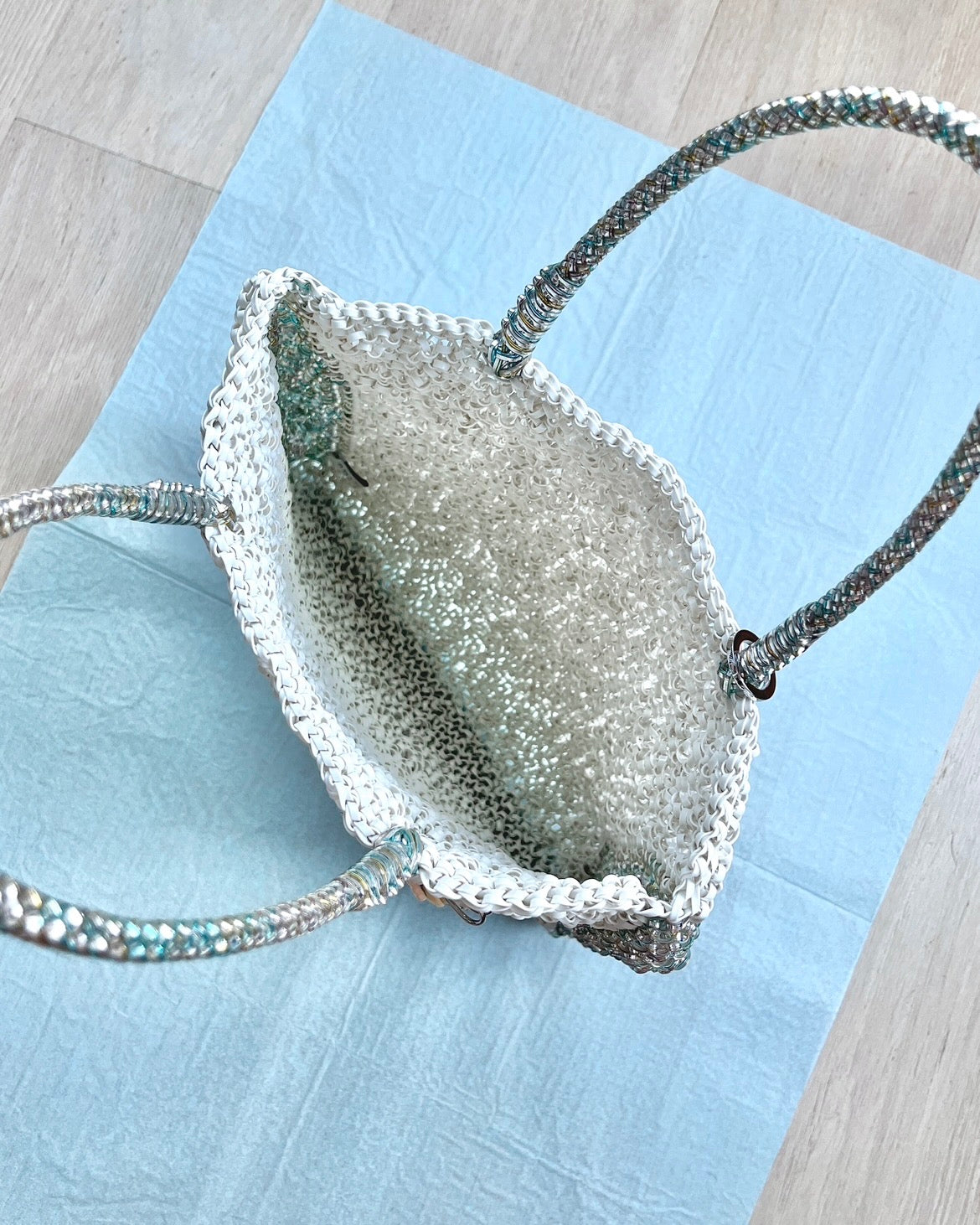 ANTEPRIMA Two-tone Wirebag with Charm | KOMMONS