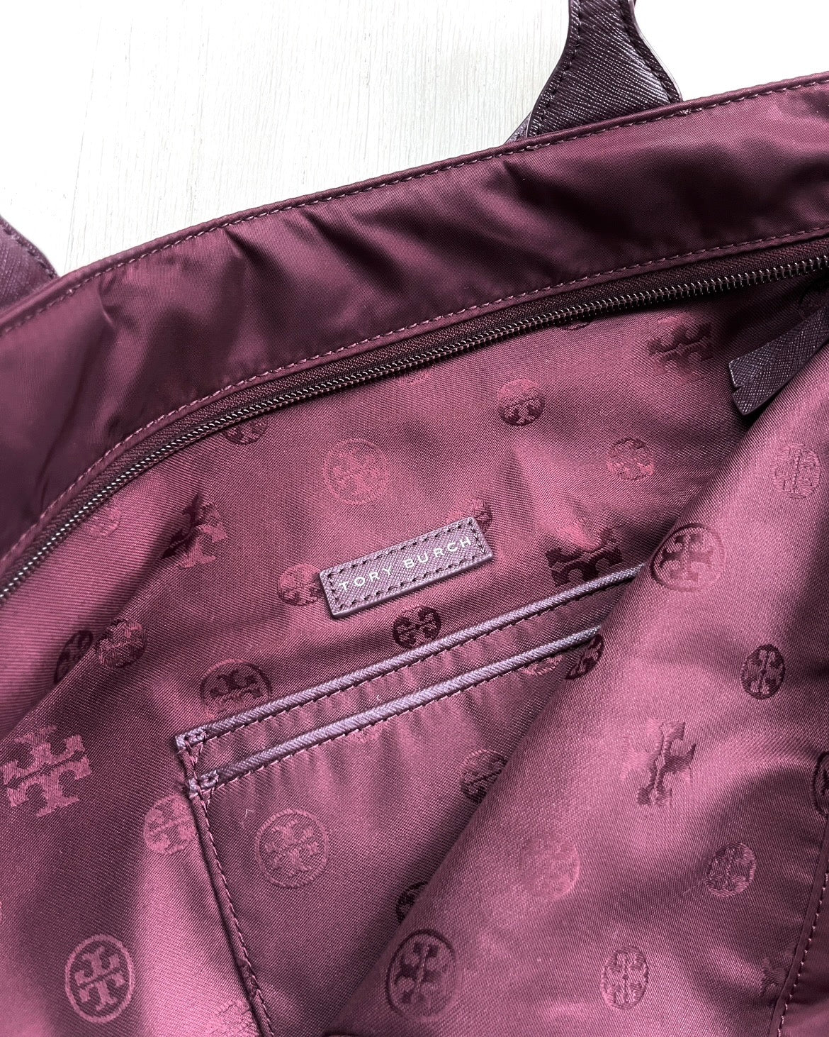 TORY BURCH Ella Packable Zip Tote Bag | KOMMONS