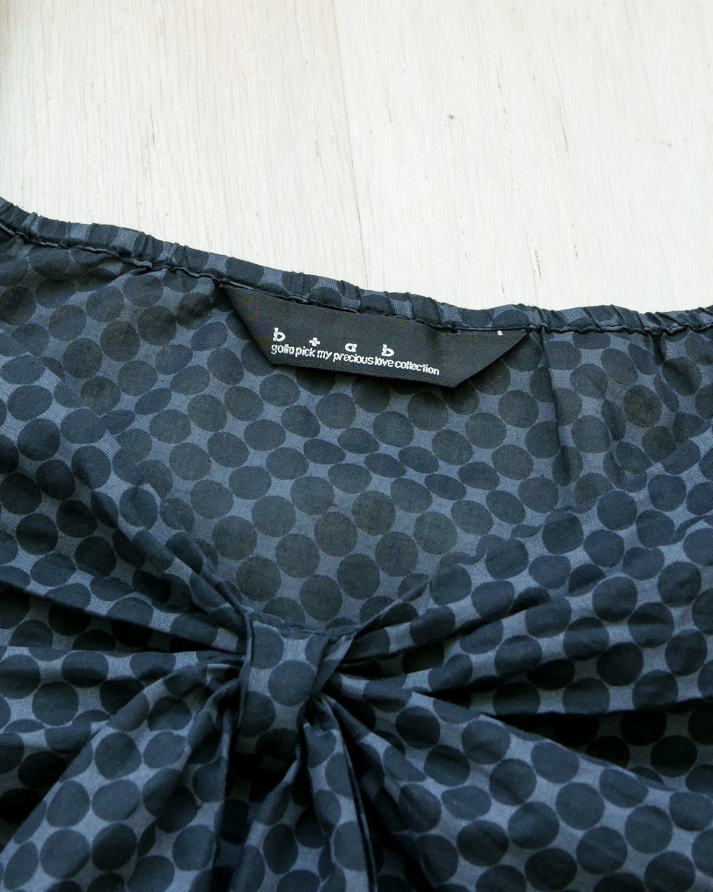 B+AB Polka Dot Bow Front Vest 波點蝴蝶結背心 | KOMMONS