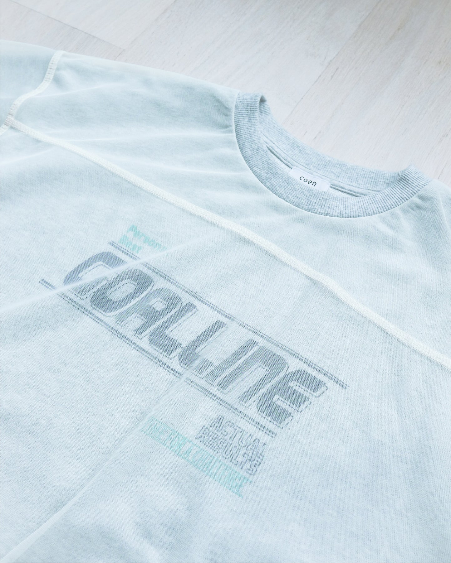 網紗薄衛衣 - 米灰 | Chifa Select