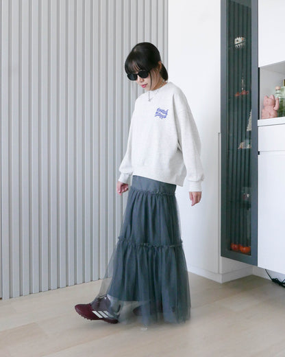 半橡筋腰網紗半截裙 | Chifa Select