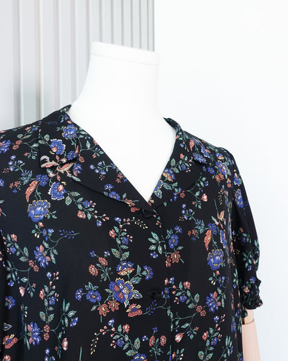 Floral Button-front Shirt 花卉扣鈕襯衫 | KOMMONS