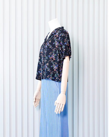 Floral Button-front Shirt 花卉扣鈕襯衫 | KOMMONS