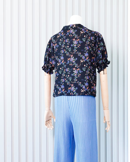 Floral Button-front Shirt 花卉扣鈕襯衫 | KOMMONS