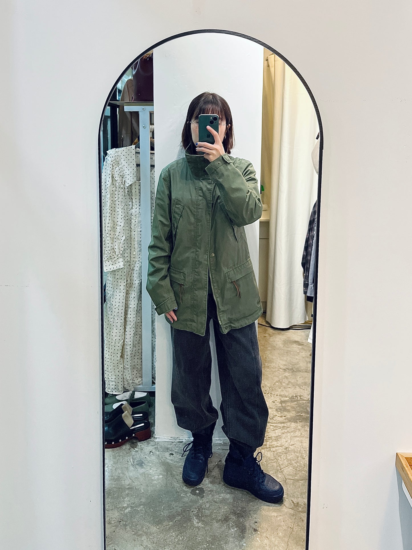 AIGLE Funnel Neck Parka Jacket 企領風褸 | KOMMONS