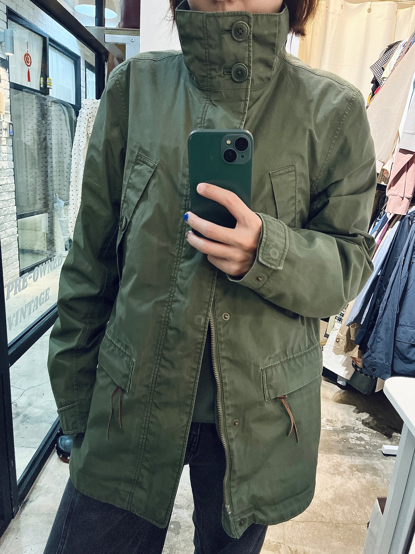 AIGLE Funnel Neck Parka Jacket 企領風褸 | KOMMONS