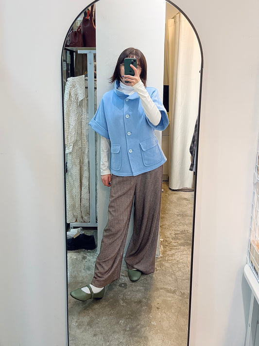 IBLUES Short Sleeve Wool Jacket 短袖羊毛外套 | KOMMONS