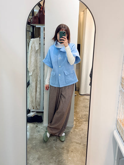 IBLUES Short Sleeve Wool Jacket 短袖羊毛外套 | KOMMONS