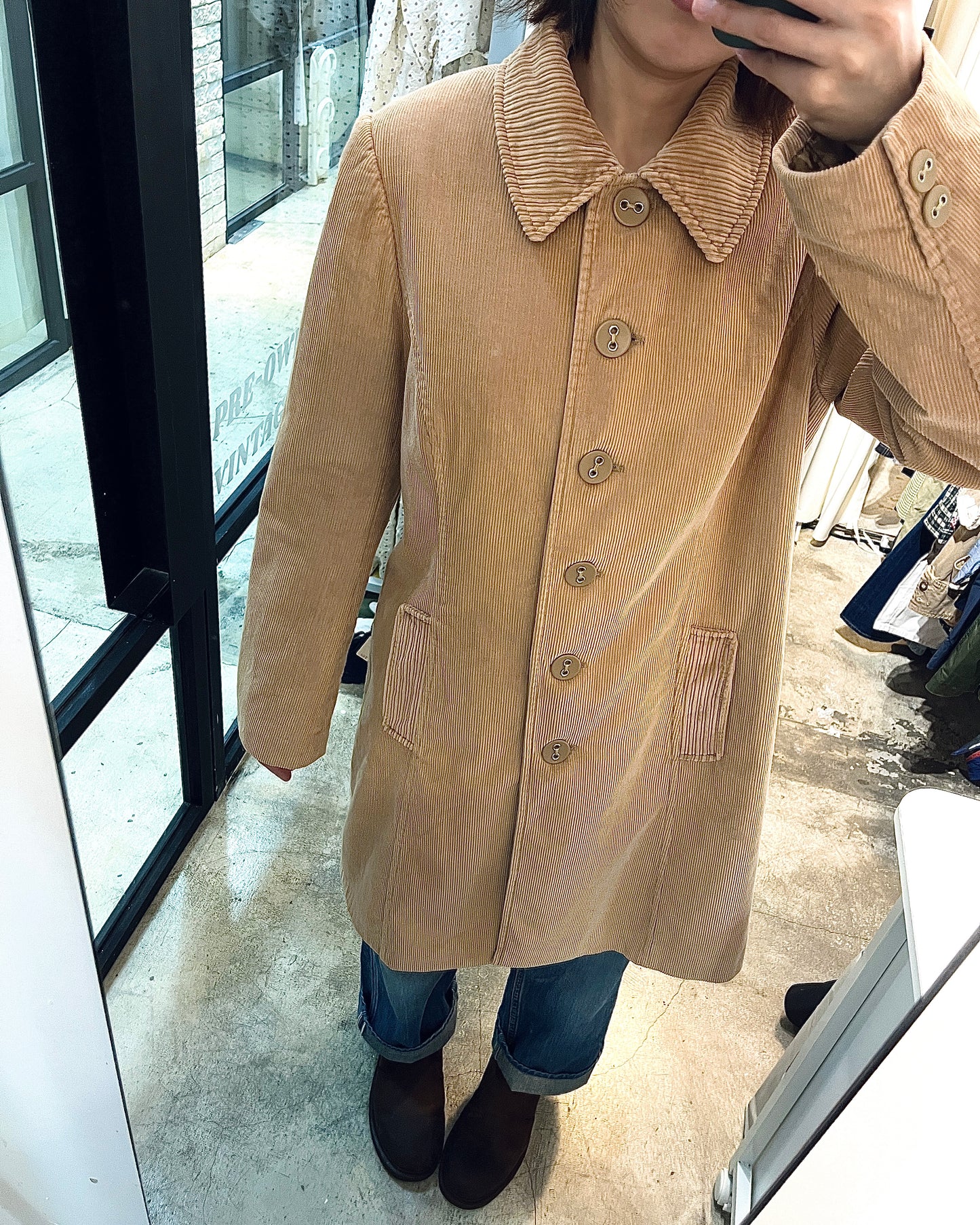 MARKS & SPENCER Corduroy Coat 燈芯絨外套 | KOMMONS