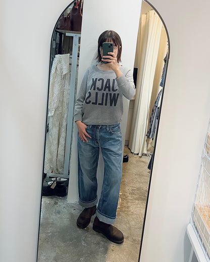 JACK WILLS 3/4 Sleeve Logo Sweatshirt 中袖標誌衛衣 | KOMMONS