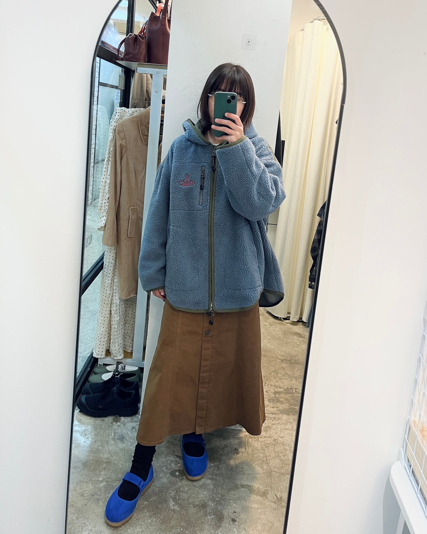 VIVIENNE WESTWOOD Oversized Fleece Hoodie 寬鬆搖粒絨連帽外套 | KOMMONS