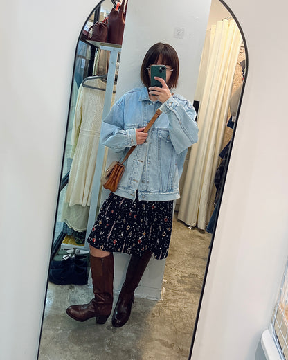 GUESS JEANS Unisex Oversized Denim Jacket (Vintage) | KOMMONS