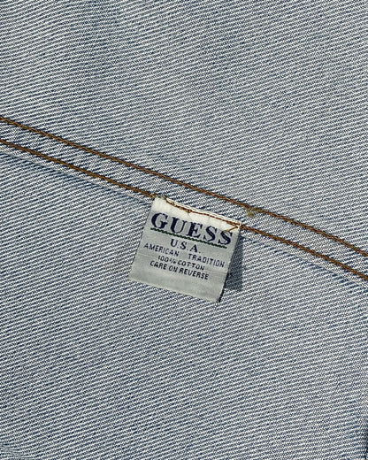 GUESS JEANS Unisex Oversized Denim Jacket (Vintage) | KOMMONS