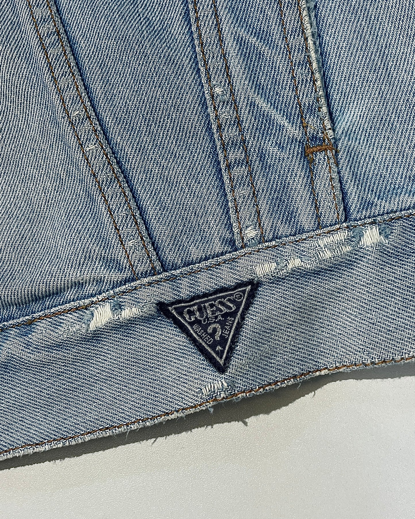 GUESS JEANS Unisex Oversized Denim Jacket (Vintage) | KOMMONS