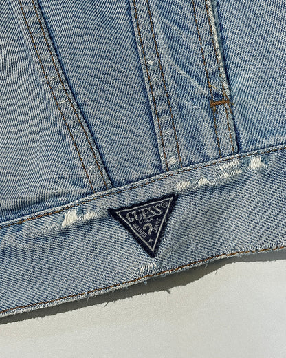 GUESS JEANS Unisex Oversized Denim Jacket (Vintage) | KOMMONS