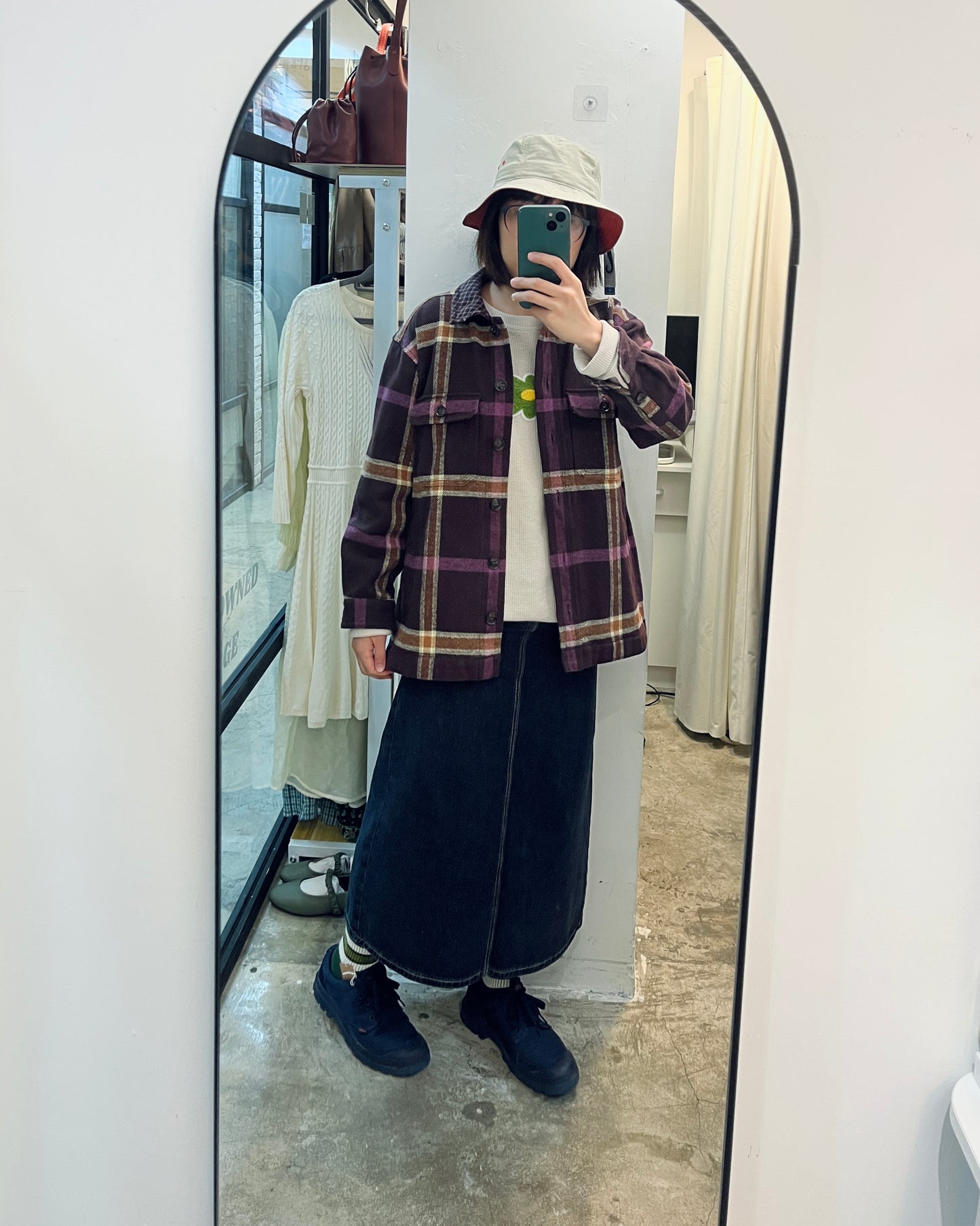 MADEWELL Flannel Shacket 法蘭絨恤衫外套 | KOMMONS