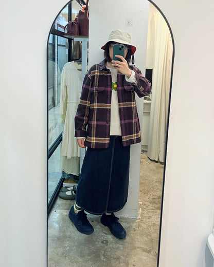MADEWELL Flannel Shacket 法蘭絨恤衫外套 | KOMMONS