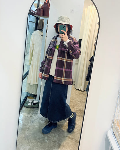 MADEWELL Flannel Shacket 法蘭絨恤衫外套 | KOMMONS