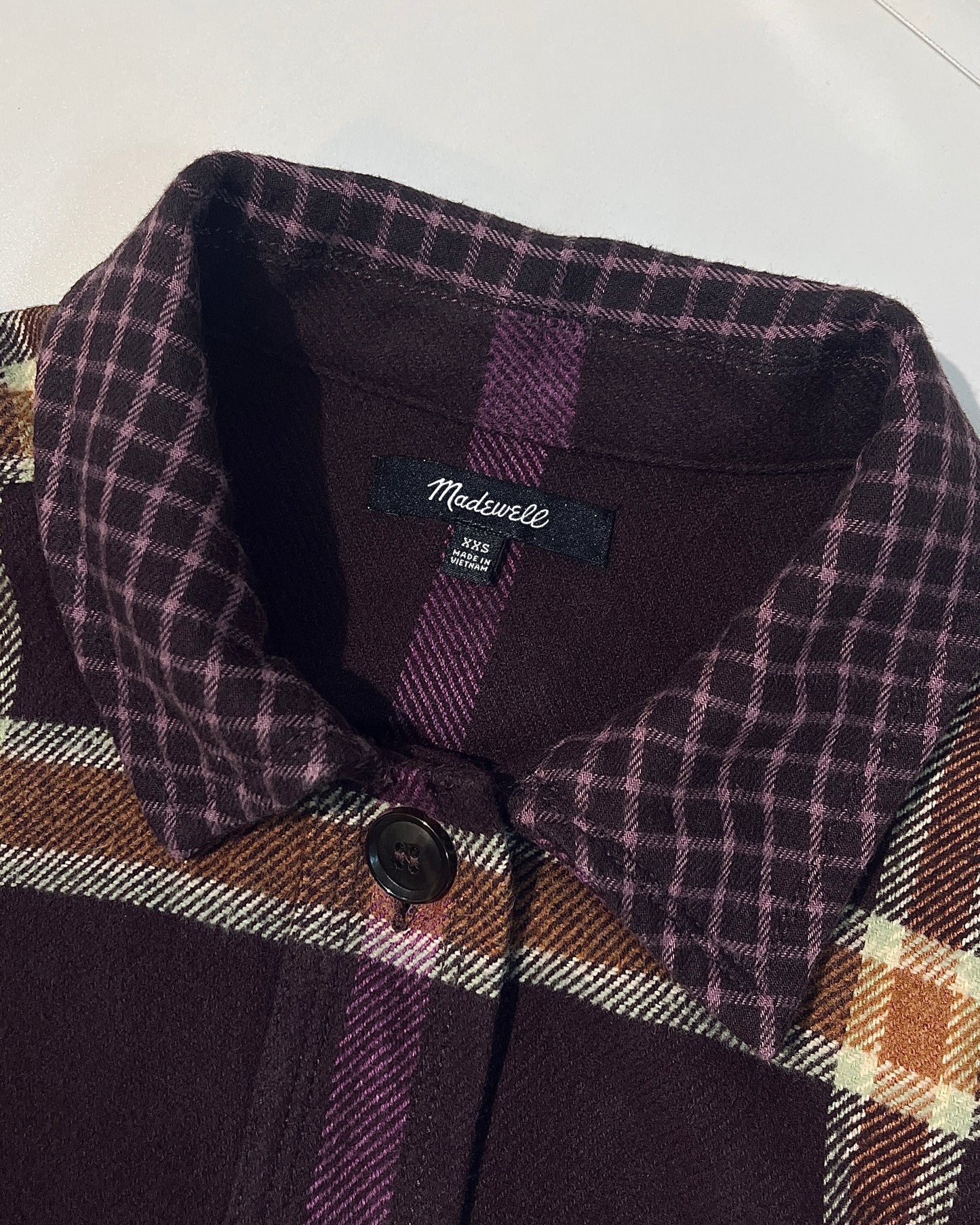 MADEWELL Flannel Shacket 法蘭絨恤衫外套 | KOMMONS
