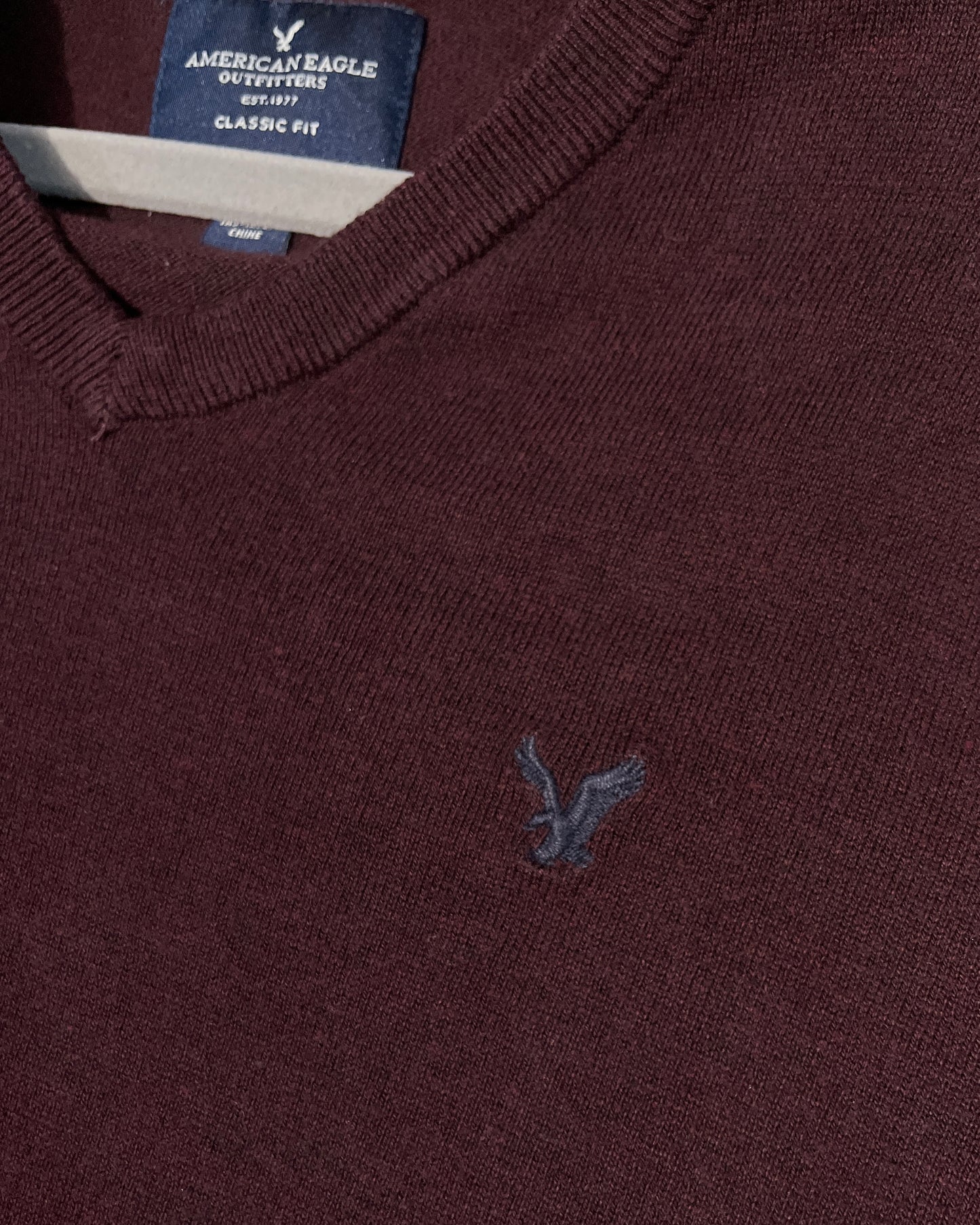 AMERICAN EAGLE V-neck Knitted Sweater V領毛衣 | KOMMONS