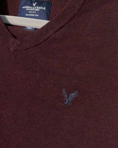 AMERICAN EAGLE V-neck Knitted Sweater V領毛衣 | KOMMONS