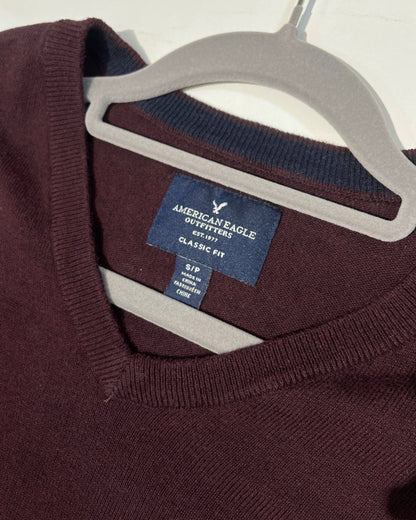 AMERICAN EAGLE V-neck Knitted Sweater V領毛衣 | KOMMONS