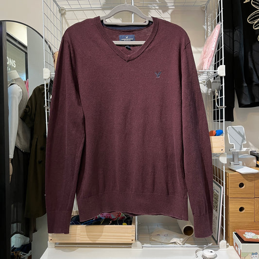 AMERICAN EAGLE V-neck Knitted Sweater V領毛衣 | KOMMONS