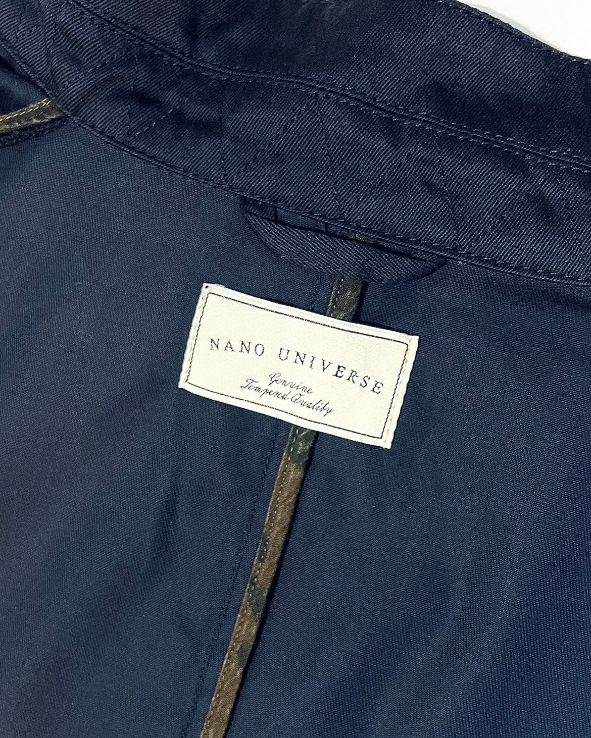 NANO UNIVERSE Funnel Neck Button-up Jacket 高領扣鈕外套 | KOMMONS