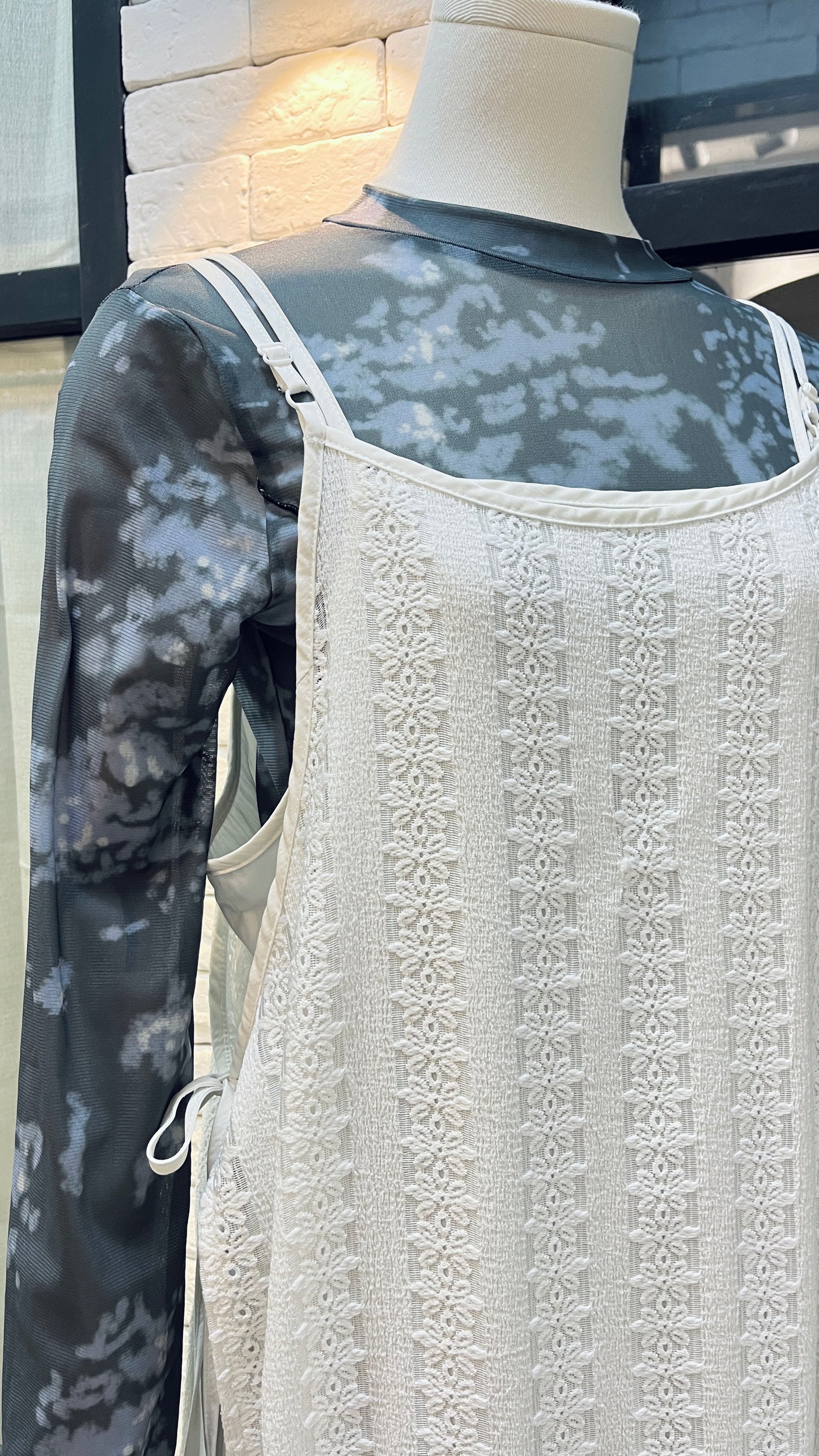 <Buy2-$10> Double Layered Strap Dress 吊帶雙層連身裙 | KOMMONS