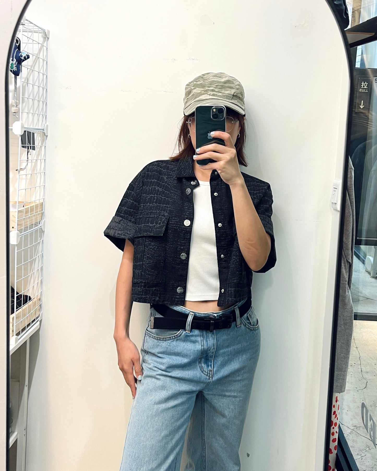 ALEXANDER MCQUEEN Short Sleeve Denim Jacket 短袖牛仔褸 | KOMMONS