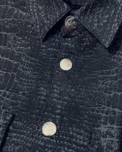 ALEXANDER MCQUEEN Short Sleeve Denim Jacket 短袖牛仔褸 | KOMMONS