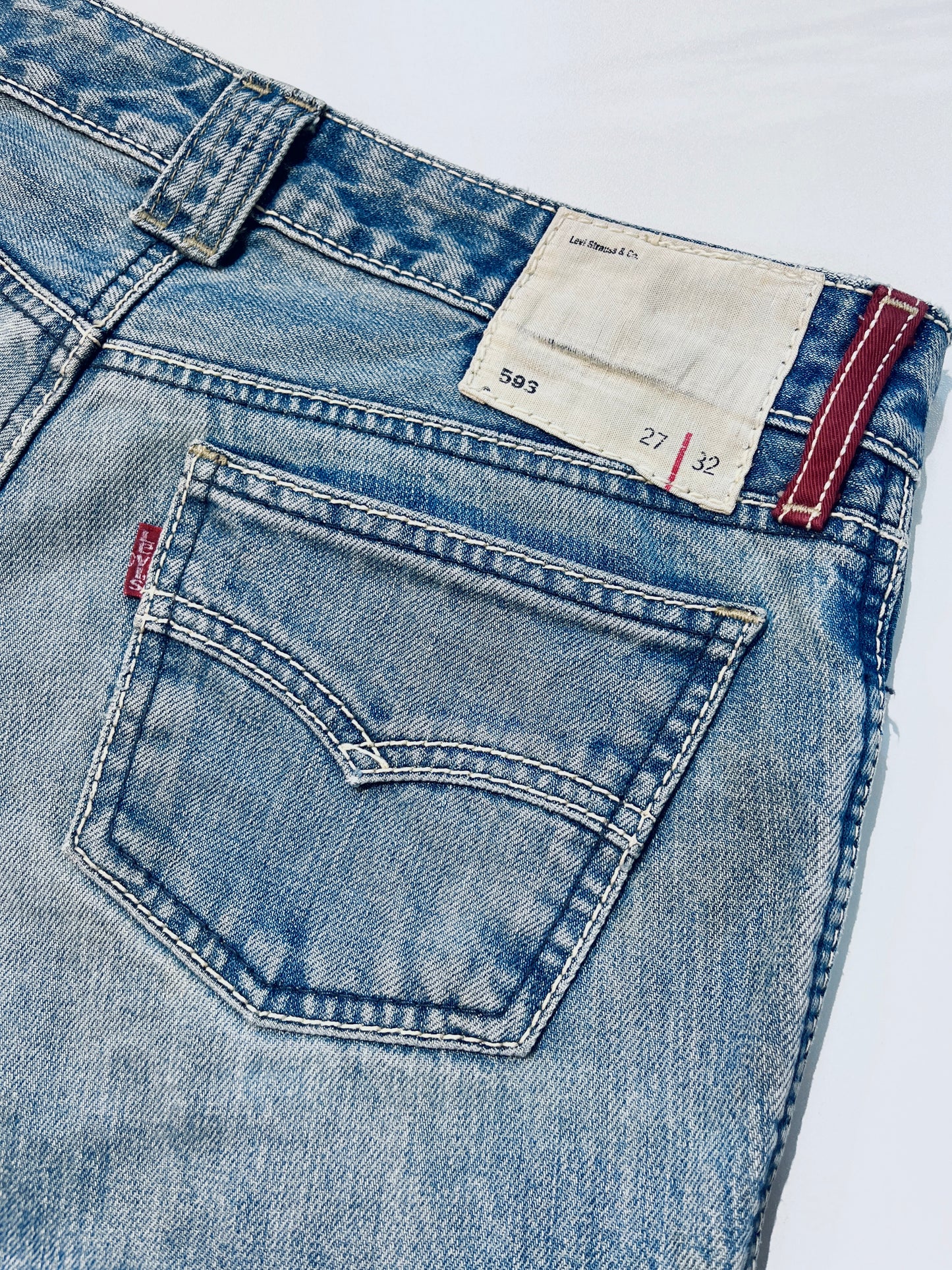 LEVI'S 593 Low-rise Bootcut Jeans 593低腰微喇叭牛仔褲 | KOMMONS