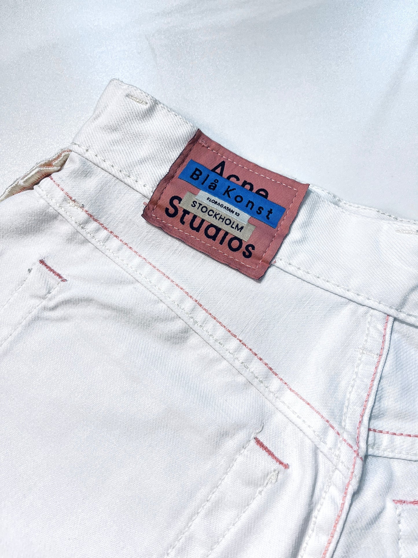 ACNE STUDIOS High-rise Straight Leg Jeans 高腰直腳牛仔腳 | KOMMONS
