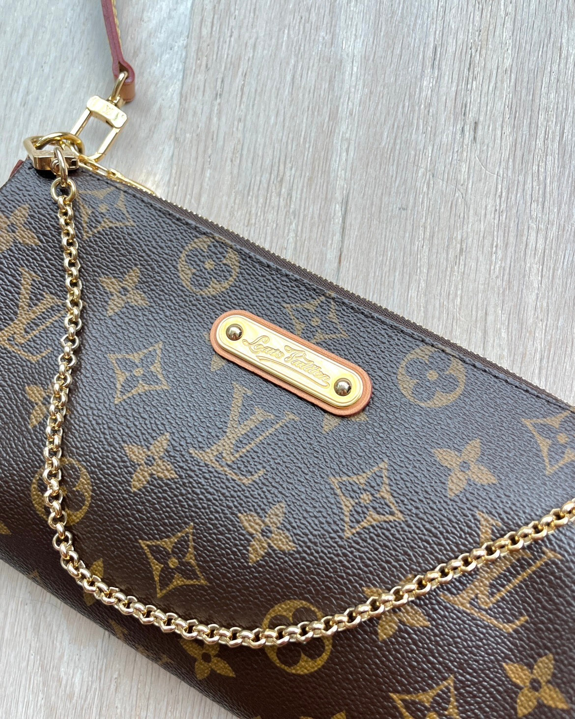 LOUIS VUITTON Monogram Pochette Eva Handbag | KOMMONS