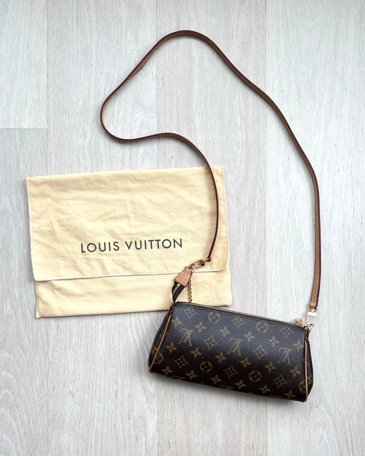 LOUIS VUITTON Monogram Pochette Eva Handbag | KOMMONS