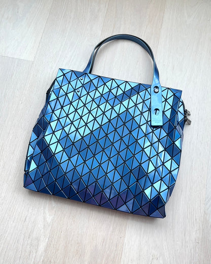 BAO BAO ISSEY MIYAKE Row Metallic Zip Tote Bag | KOMMONS