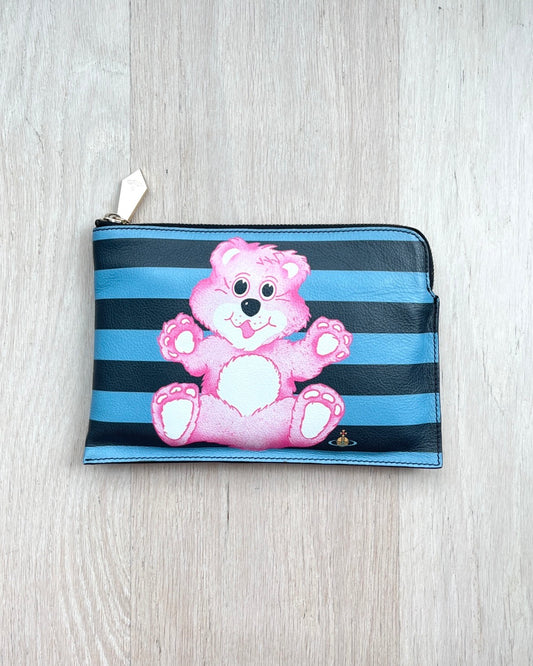 VIVIENNE WESTWOOD Pink Bear Zip Pouch | KOMMONS