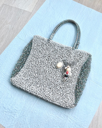 ANTEPRIMA Two-tone Wirebag with Charm | KOMMONS