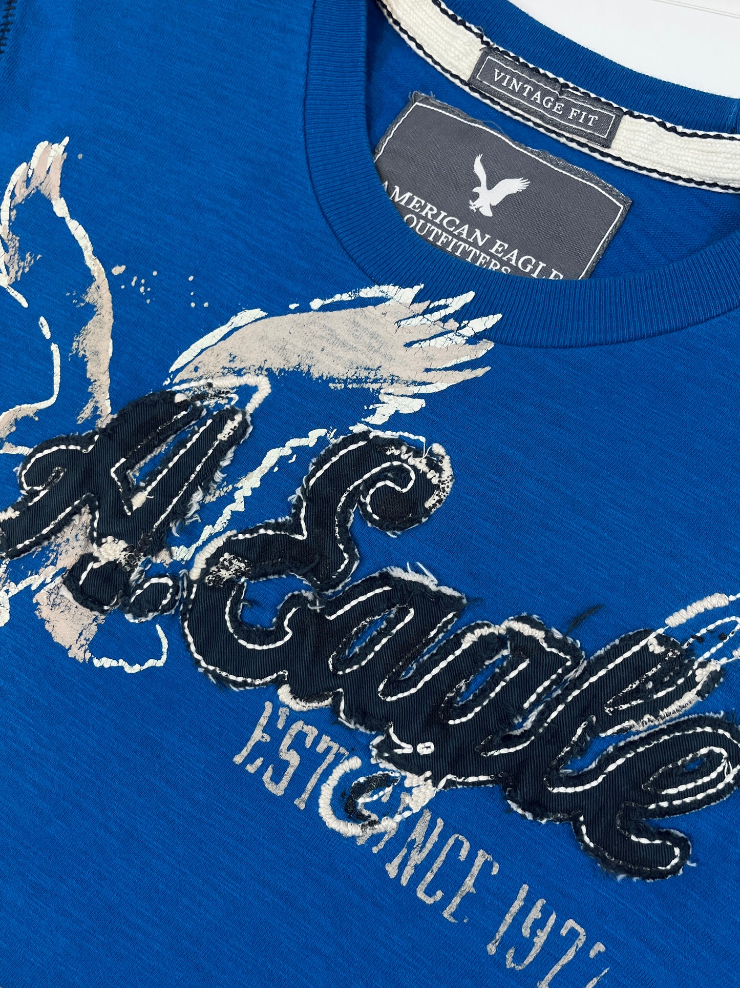 <Buy2-$10> ABERCROMBIE & FITCH Logo Applique T-shirt 布貼標誌T恤 | KOMMONS