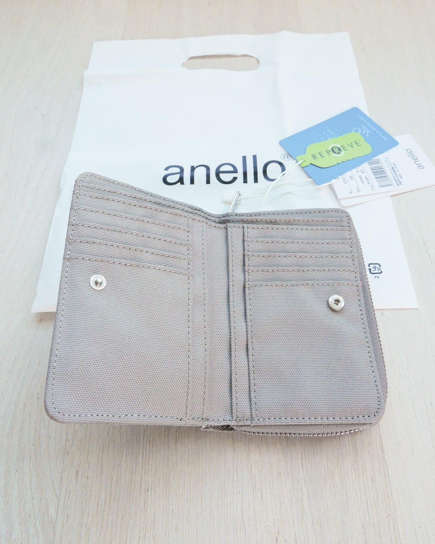 ANELLO Water-Repellent Bifold Wallet 防水兩摺銀包 | KOMMONS