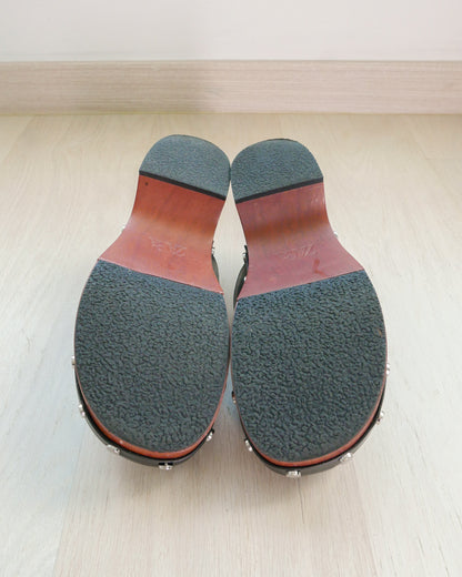 ZARA Studded Mules 窩釘木屐鞋 | KOMMONS