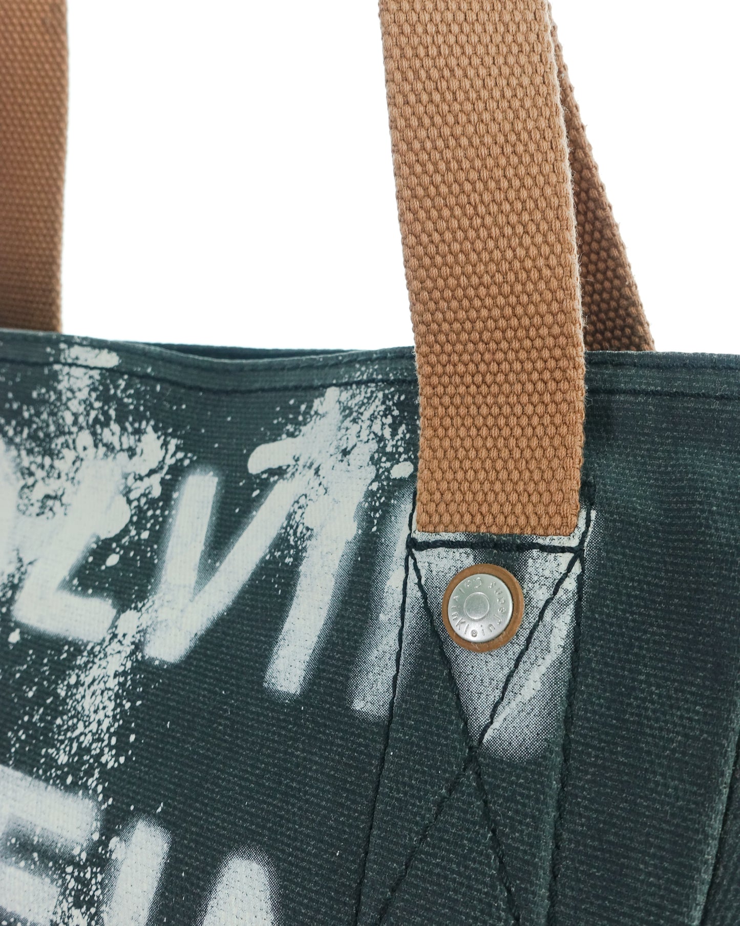 CALVIN KLEIN Waxed Canvas Tote Bag 蠟面帆布袋 | KOMMONS