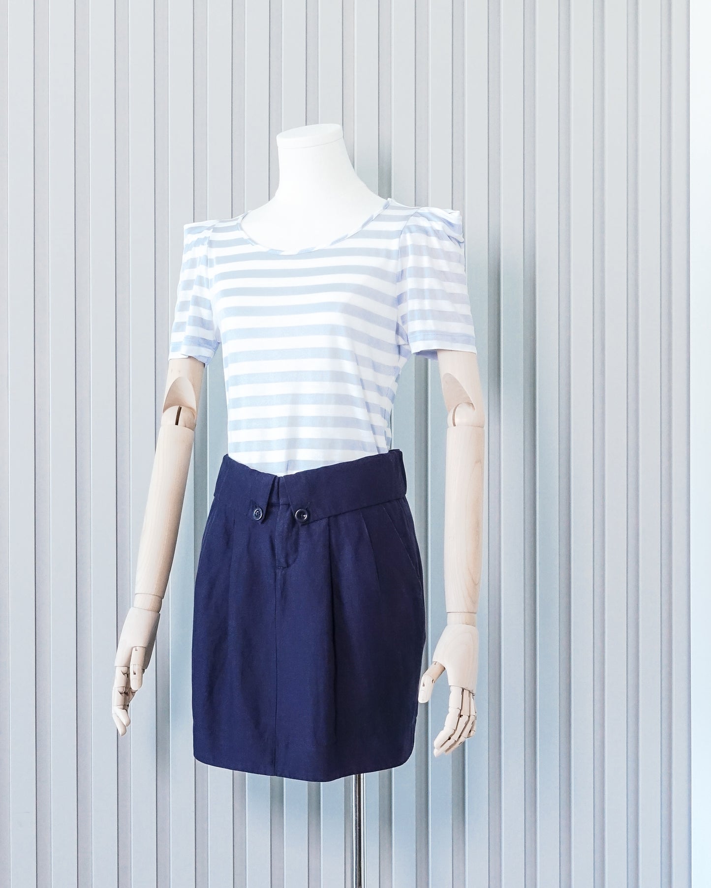SEE BY CHLOE Folded Waist Short Skirt 反折腰頭短裙 | KOMMONS