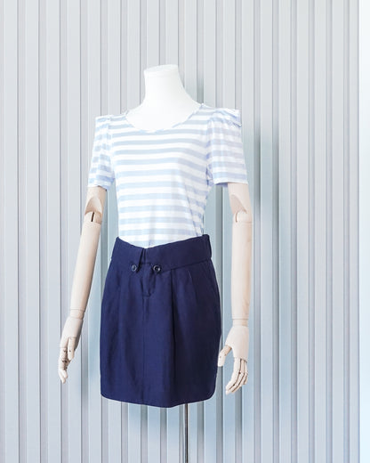 SEE BY CHLOE Folded Waist Short Skirt 反折腰頭短裙 | KOMMONS