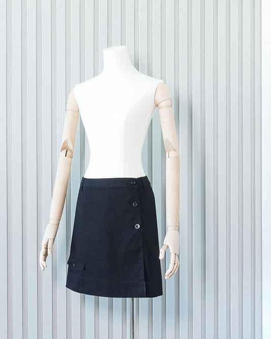 COURRÈGES Cargo Button-down Short Skirt 工裝扣鈕短裙 | KOMMONS