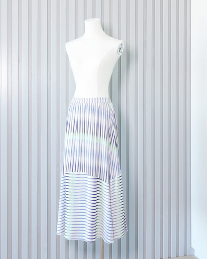 IRIS & INK Ombre Striped Maxi Skirt 漸變間條長裙 | KOMMONS
