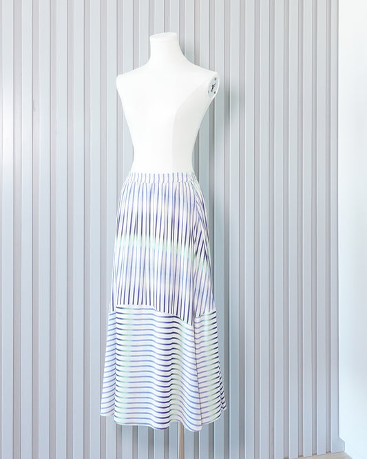 IRIS & INK Ombre Striped Maxi Skirt 漸變間條長裙 | KOMMONS
