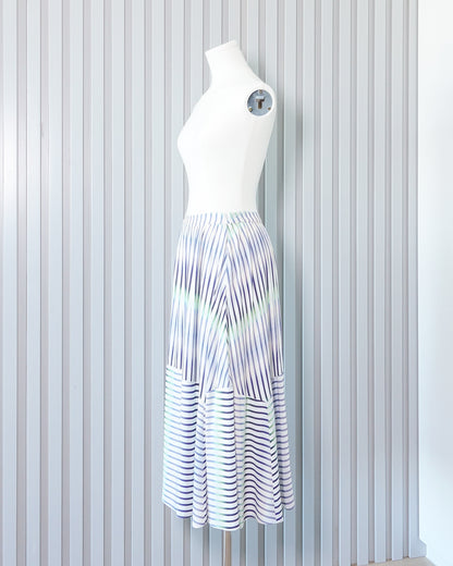 IRIS & INK Ombre Striped Maxi Skirt 漸變間條長裙 | KOMMONS