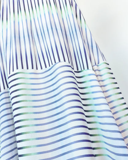 IRIS & INK Ombre Striped Maxi Skirt 漸變間條長裙 | KOMMONS